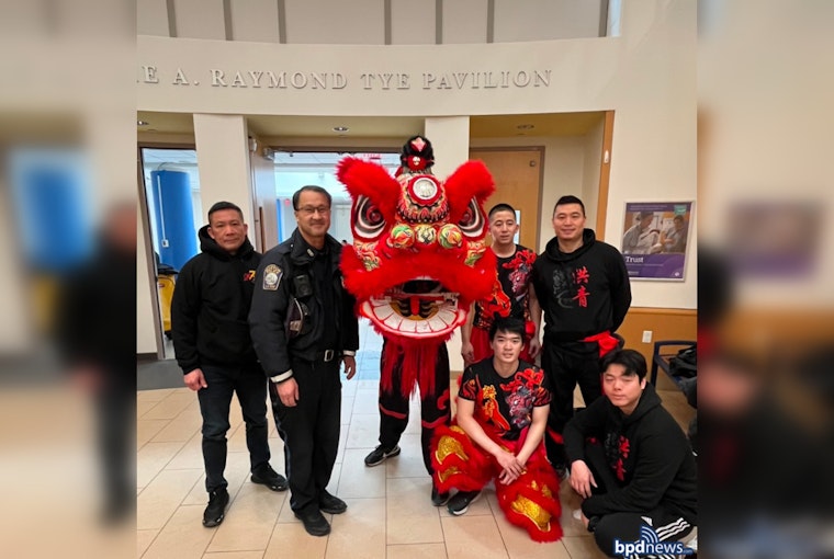 Boston Police and Tufts Medical Center Join Forces to Celebrate Lunar New Year