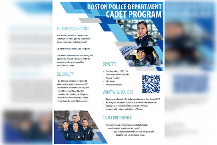 Boston Police Department Seeks Young Locals for Cadet Program