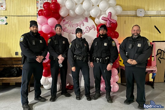 Boston Police Strengthen Community Bonds with Valentine's Day Festivities in Jamaica Plain