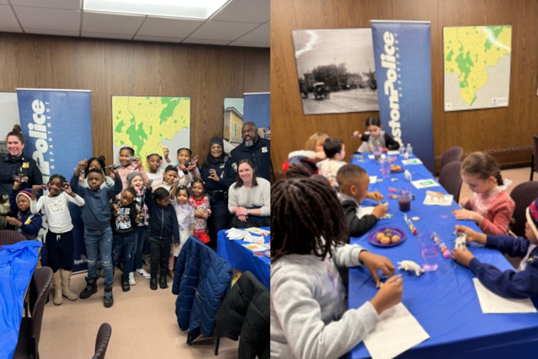 Boston Police Swap Handcuffs for Paintbrushes in "Badges & Brushes" Community Event