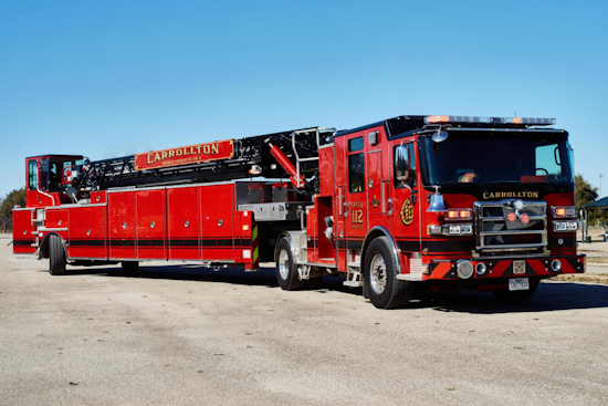 Carrollton Fire Rescue Bolsters Fleet with High-Tech Vehicles Including Advanced Tiller Truck Ahead of Centennial