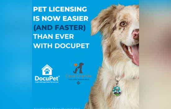 Casa Grande Partners with DocuPet for Digital Pet Licensing and Recovery Services
