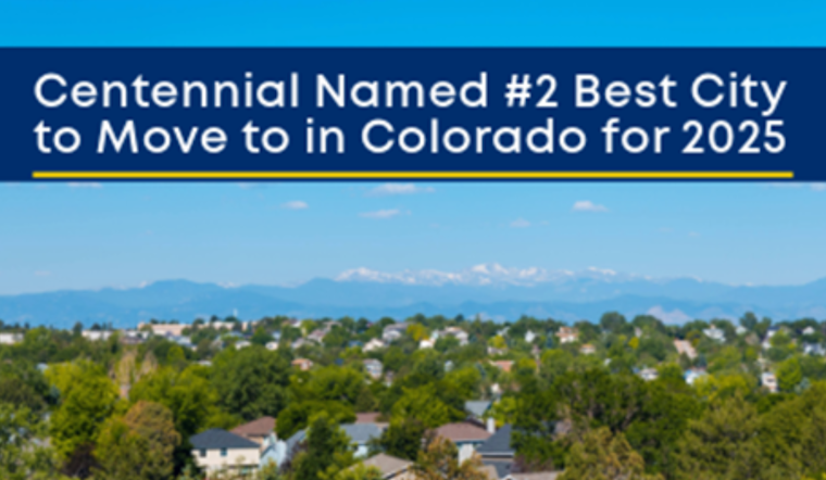 Centennial Ranked #2 Best City to Move to in Colorado for 2025 by ConsumerAffairs
