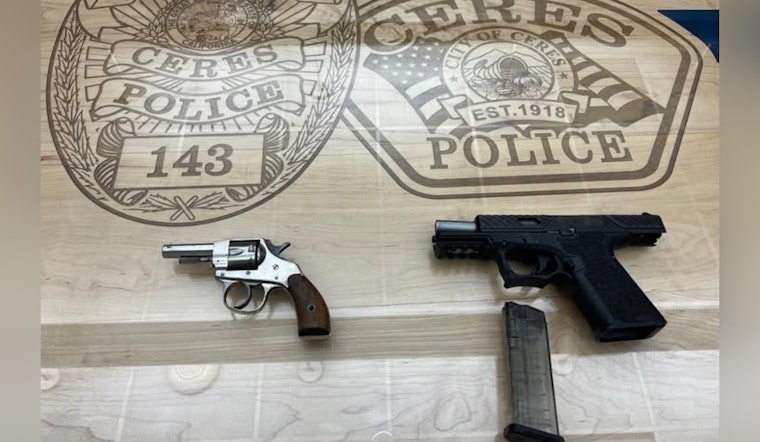Ceres Police Traffic Stop Leads to Arrests for Firearms and Narcotics Possession