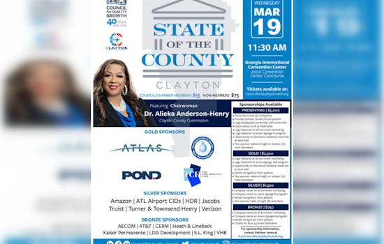 Chairwoman Alieka Anderson-Henry to Present Vision for Clayton County’s Future at 2025 State of the County Address