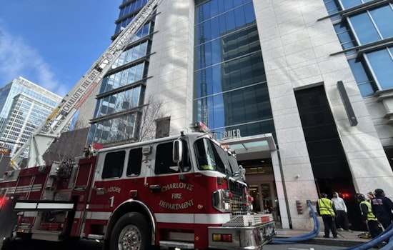 Charlotte Firefighters Tackle 2-Alarm Blaze at Uptown High-Rise on S. Church Street