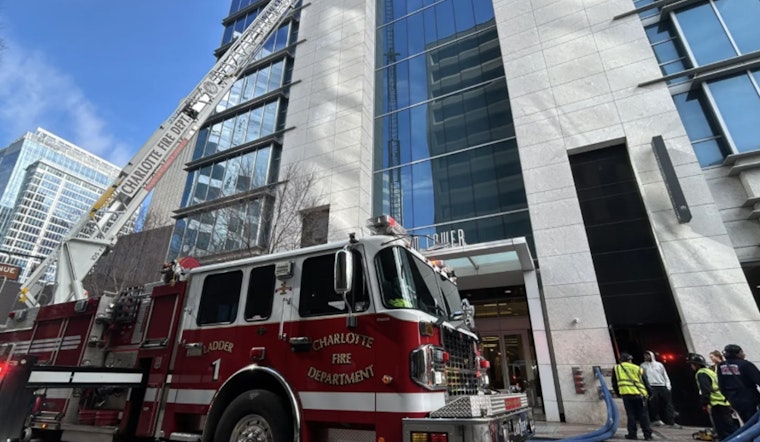 Charlotte Firefighters Tackle 2-Alarm Blaze at Uptown High-Rise on S. Church Street