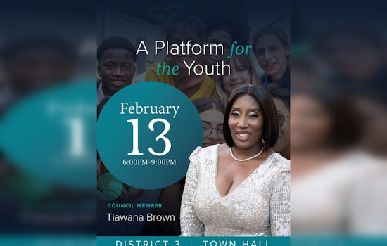 Charlotte's District 3 Council Member Tiawana Brown Hosts A Platform for the Youth Town Hall to Empower Local Students