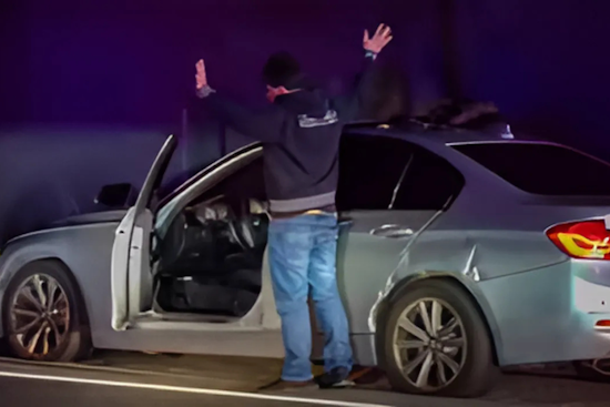 CHP Disperses Oakland Sideshow, Pursuit Leads to Spike Strip Arrest Near Marina Boulevard