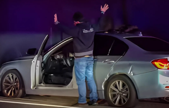 CHP Disperses Oakland Sideshow, Pursuit Leads to Spike Strip Arrest Near Marina Boulevard
