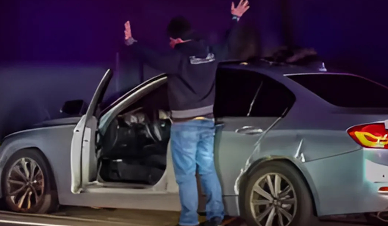 CHP Disperses Oakland Sideshow, Pursuit Leads to Spike Strip Arrest Near Marina Boulevard