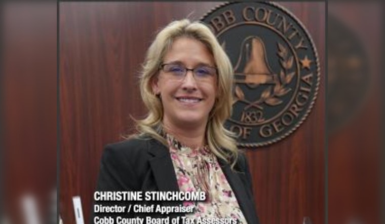 Christine Stinchcomb Appointed as New Director and Chief Appraiser by Cobb County Board of Tax Assessors