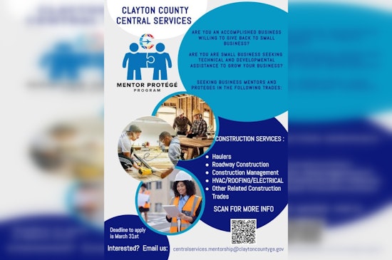 Clayton County Invites Established Construction Firms to Mentor Small Businesses Through Mentor Protege Program