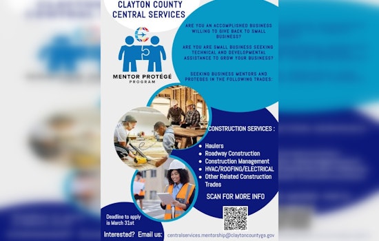 Clayton County Invites Established Construction Firms to Mentor Small Businesses Through Mentor Protege Program