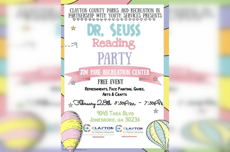 Clayton County Invites Families to a Free Dr. Seuss Reading Party at Jim Huie Recreation Center