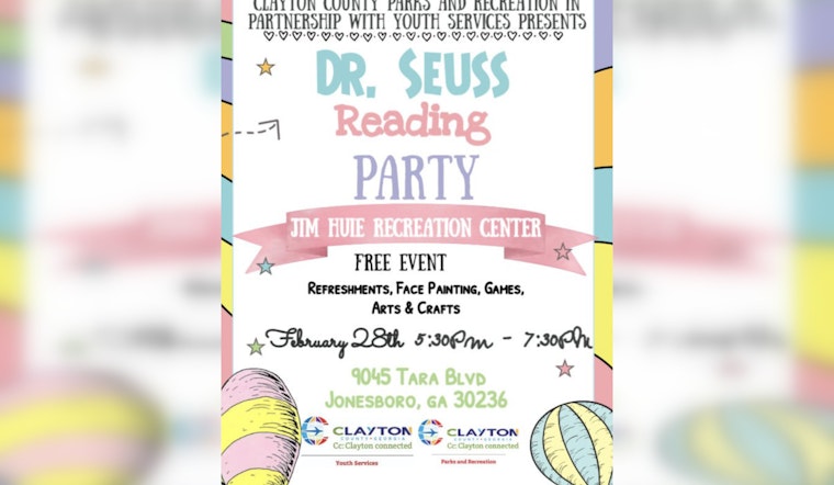 Clayton County Invites Families to a Free Dr. Seuss Reading Party at Jim Huie Recreation Center