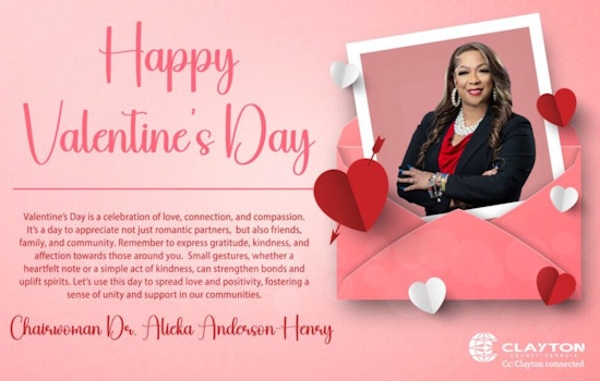 Clayton County's Chairwoman Anderson-Henry Advocates for Community Love on Valentine's Day