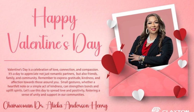 Clayton County's Chairwoman Anderson-Henry Advocates for Community Love on Valentine's Day