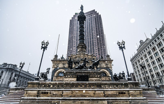 Cleveland Braces for Persistent Snow Showers, Erie County on Alert, NWS Reports