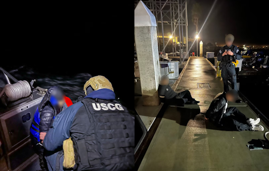 Coast Guard Detains Three Suspected Aliens Off Mission Bay Coast, Search Continues After Second Watercraft Evades