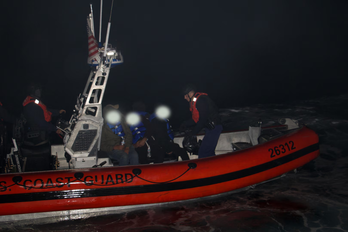 Coast Guard Intercepts Suspected Human Smuggling Operation Off