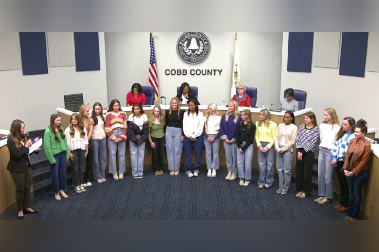Cobb County Marks January as Human Trafficking Prevention Month and Honors Mount Paran Cheer Team and Krimson Community Foundation