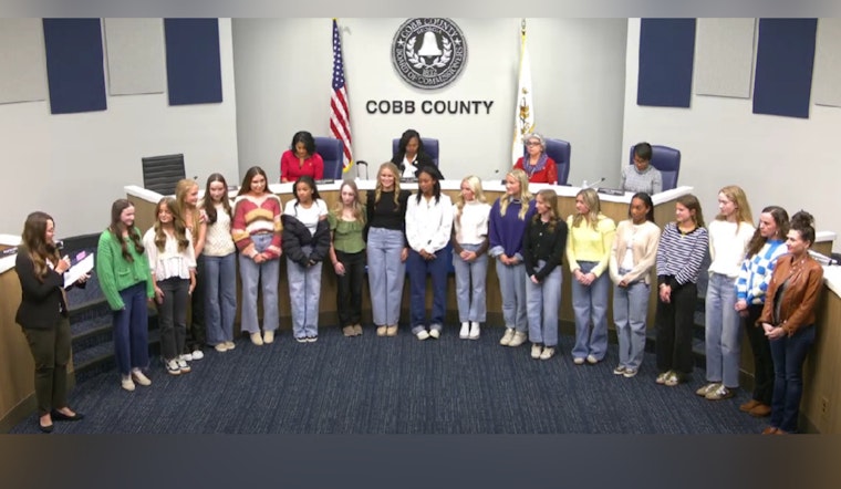 Cobb County Marks January as Human Trafficking Prevention Month and Honors Mount Paran Cheer Team and Krimson Community Foundation
