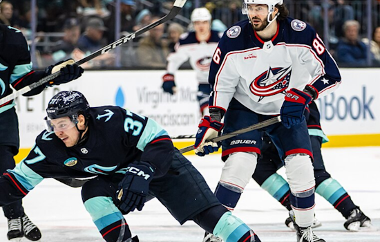 Columbus Blue Jackets' Kirill Marchenko Sidelined Indefinitely with Broken Jaw, Complicating Playoff Pursuit