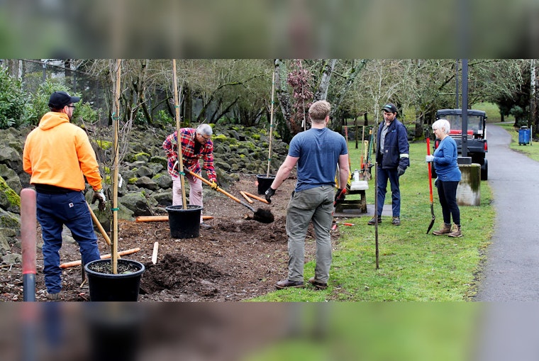 Community Unites to Plant Trees and Restore Kellogg Creek Park Alongside Willamette River