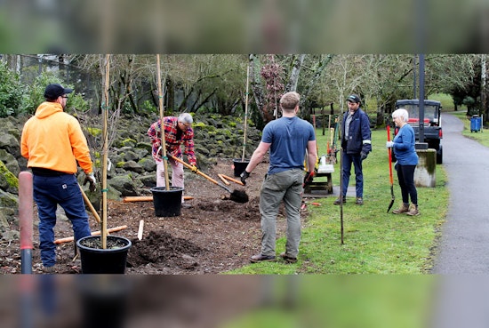 Community Unites to Plant Trees and Restore Kellogg Creek Park Alongside Willamette River