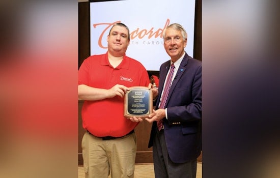 Concord Water Operator James Coble Wins Prestigious NC Surface Operator of the Year Award