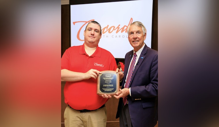 Concord Water Operator James Coble Wins Prestigious NC Surface Operator of the Year Award