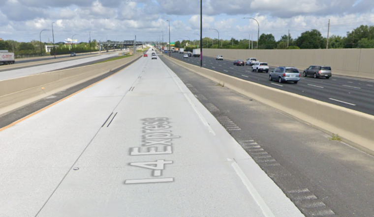 Crash on I-4 in Orlando leads to Westbound Lane Closures and Traffic Delays Near Downtown