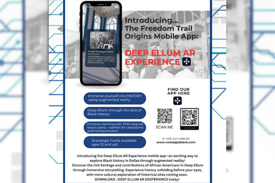 Dallas Unveils 'Freedom Trail App' to Celebrate Black Heritage in Deep Ellum with Augmented Reality Tours