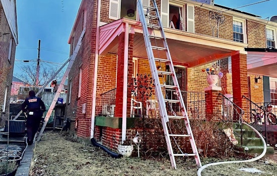 DC Firefighters Swiftly Contain Second-Floor Blaze on Farragut Pl. NE, Two Displaced, No Injuries Reported