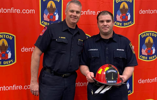 Denton Fire Department Celebrates Leadership Elevation: Four Firefighters Promoted