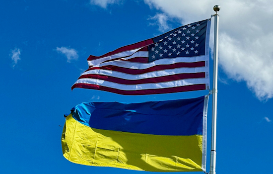 Detroit Demonstrators Rally to Support Ukraine, Demand End to Russian Invasion on Conflict's 3-Year Anniversary