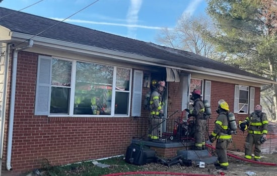 East Knox County Home Engulfed by Early Morning Blaze, Occupants Safe, Pet Rescued