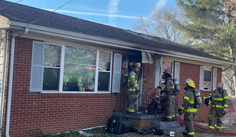 East Knox County Home Engulfed by Early Morning Blaze, Occupants Safe, Pet Rescued