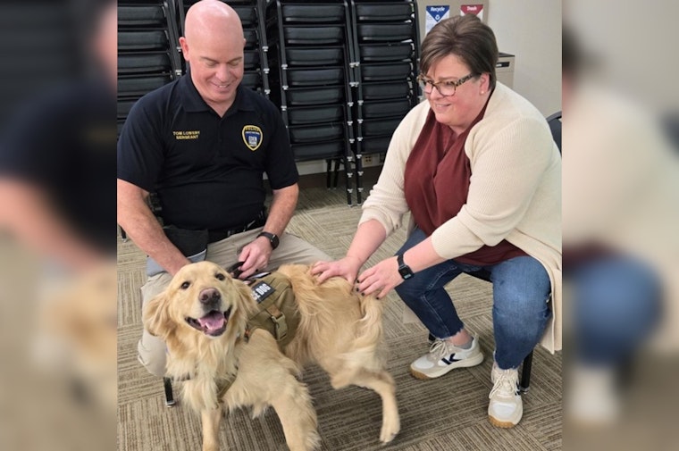 Eden Prairie Workers Soothed by Soldier's 6 Therapy Dogs Amid Stressful Times
