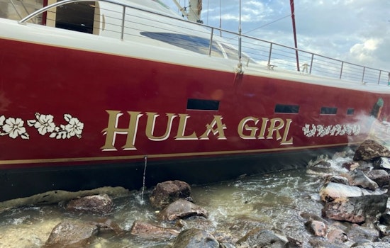Efforts Intensify to Remove Grounded Sailboat Hula Girl from Maui's Marine Life Conservation District