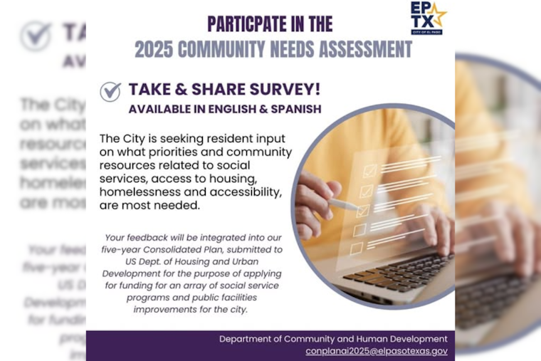 El Paso Invites Residents to Shape City’s Future Through 2025 Community Needs Assessment Survey