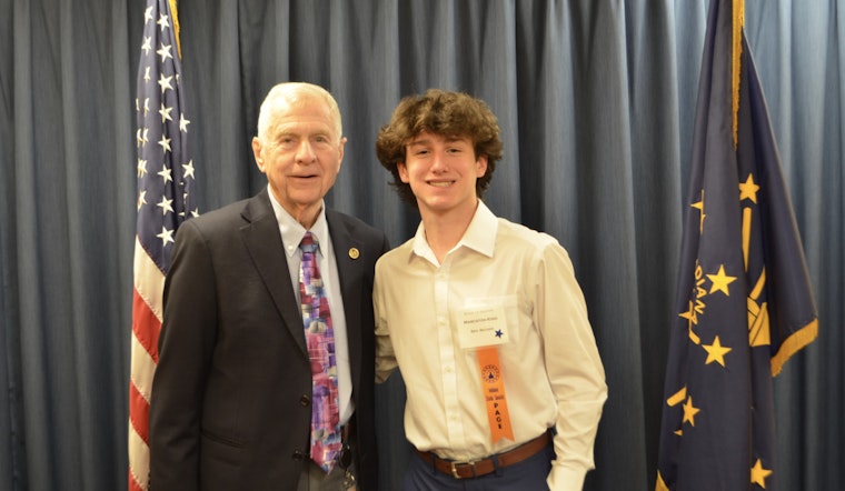 Evansville and Newburgh Students Dive into State Politics Through Indiana's Senate Page Program