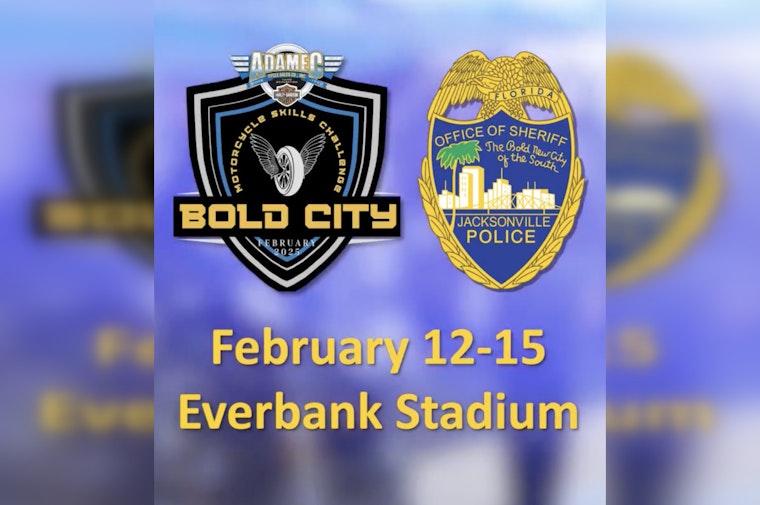 EverBank Stadium to Host Exciting Bold City Motorcycle Skills Challenge with Jacksonville Sheriff's Office Competing for Victory