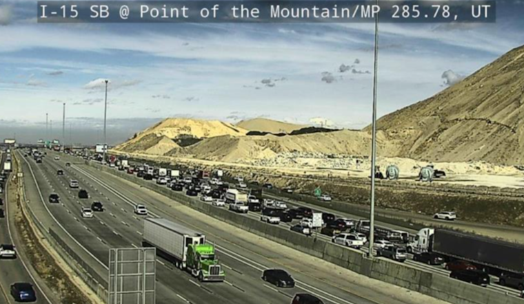 Fatal SUV Rollover on I-15 Near Point of the Mountain Causes Major Traffic Jam and Claims a Life