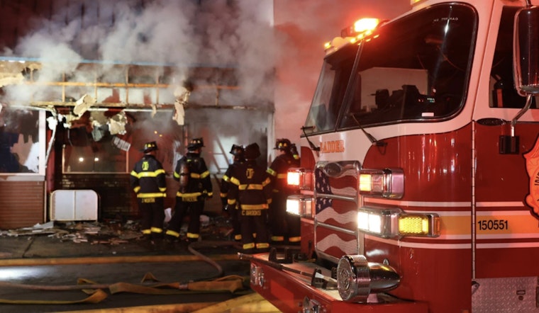 Fire Engulfs Former Marsh Supermarket Site on Indianapolis East Side as Investigation into the Cause Begins