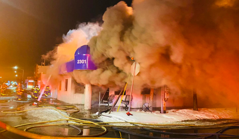 Fire Ravages Grand Rapids Salon, Injures Firefighter; Cause Under Investigation