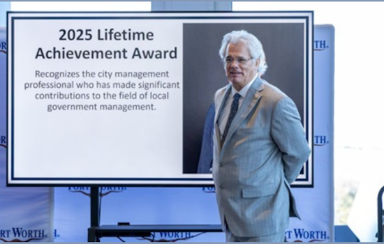 Former Fort Worth City Manager David Cooke Honored with TCMA Lifetime Achievement Award