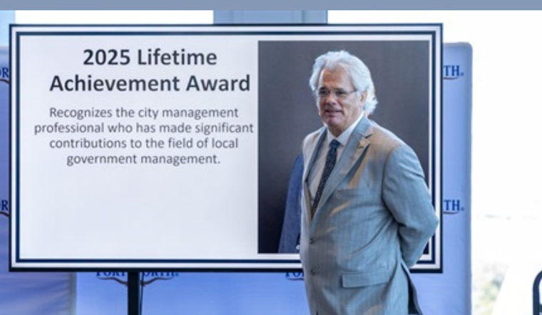 Former Fort Worth City Manager David Cooke Honored with TCMA Lifetime Achievement Award