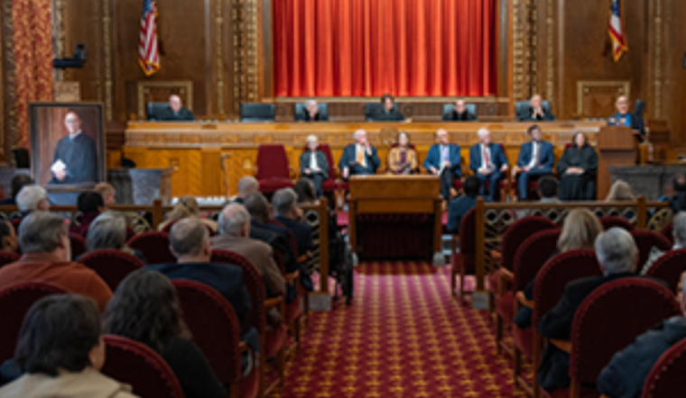 Former Ohio Chief Justice Eric S. Brown Celebrated with Portrait Unveiling at Supreme Court Ceremony